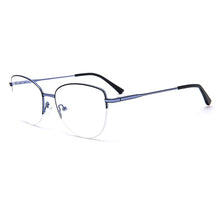 Load image into Gallery viewer, TANGOWO Alloy Women Men Glasses Frame Optical Urltra-Light Women Metal Cateye Half Rim Optical Myopia Eyewear  YJ0191
