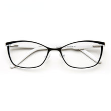 Load image into Gallery viewer, TANGOWO  Cat Eye Retro Alloy Glasses Frame Women Brand Designer Optical  Myopia Prescription Glasses Eyewear 7559