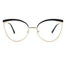 Load image into Gallery viewer, TANGOWO Cateye Alloy Glasses Frame Women Leopard Retro Female Eyewear 2023 Myopia Optical Prescription Glasses YJ0202