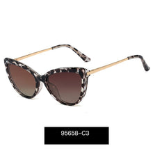 Load image into Gallery viewer, TANGOWO Cateye Women Glasses Frame Clip on Brand Designer Vintage Spectacle Magnetic Optical Myopia Dual-purpose Eyewear 95658