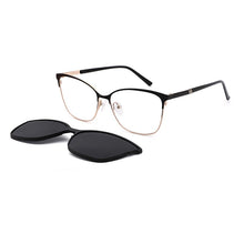 Load image into Gallery viewer, TANGOWO Magnetic Clip on Sunglasses Man Woman Metal Optical Glasses Frame UV400   Retro Myopia Prescription Glasses 2023