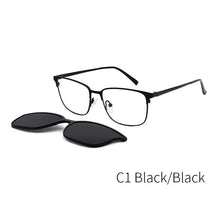 Carica l&#39;immagine nel visualizzatore di Gallery, TANGOWO Man Woman Magnet Sunglasses Metal Polarized Optical Spectacle Frame Vintage Myopia Prescription Glasses DP33110