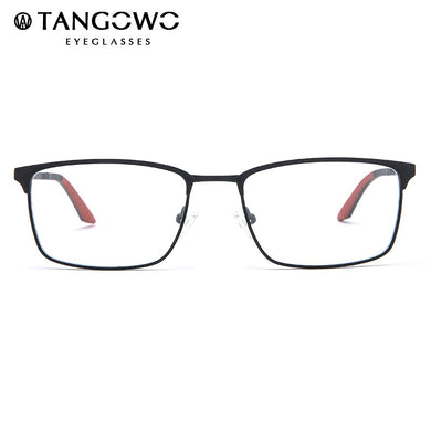 TANGOWO Metal Retro Square High-end Glasses Frame Men  Designer 2023 Optical Myopia Prescription Eyewear YJ0243