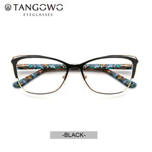 Load image into Gallery viewer, TANGOWO Metal Women Glasses Frame Retro Round Eye Computer Glasses  Eyewear Frame Myopia Hyperopia Prescription Optical Glasses