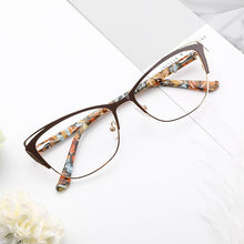 Load image into Gallery viewer, TANGOWO Metal Women Glasses Frame Retro Round Eye Computer Glasses  Eyewear Frame Myopia Hyperopia Prescription Optical Glasses