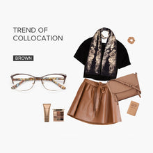 Load image into Gallery viewer, TANGOWO Metal Women Glasses Frame Retro Round Eye Computer Glasses  Eyewear Frame Myopia Hyperopia Prescription Optical Glasses