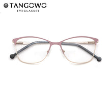 Load image into Gallery viewer, Metal Women Glasses Frames Optical Prescription Glasses Frame Clear lens Eyewear Pink Eyeglasses Frame