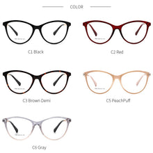 Load image into Gallery viewer, Retro Women Cateye Glasses Frame Fashion Optical Eyewear Female Vintage Mypoia Prescription Glasses Cute Spectacles