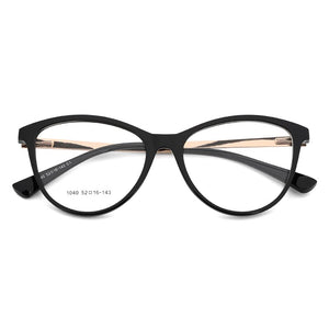 Retro Women Cateye Glasses Frame Fashion Optical Eyewear Female Vintage Mypoia Prescription Glasses Cute Spectacles