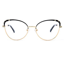 Load image into Gallery viewer, TANGOWO Round Metal Glasses Frame Women Brand Design Printing Eyewear Vintage Computer Prescription Glasses Eyeglasses YJ0189