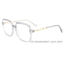 Load image into Gallery viewer, TANGOWO Square Acetate Retro Glasses Women Transparent Eye Glass Clear Crystal Eyewear Optical Myopia Frames MG6156