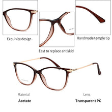 Load image into Gallery viewer, Vintage Cat Eye Women Eyeglasses Frame Optical Stylish Eyewear Female Myopia Prescription Glasses Spectacle 1044