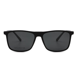 TANGOWO Vintage 2 In 1 Magnet Polarized Sunglasses Men Square Eyeglass Frame Clip on Optical Myopia Prescription Glasses T6213