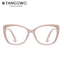 Load image into Gallery viewer, TANGOWO Vintage Cateye Glasses Frame Women Clip on Brand Designer Optical Myopia Polarized Sunglasses Prescription Glasses 95829