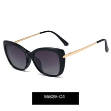 Load image into Gallery viewer, TANGOWO Vintage Cateye Glasses Frame Women Clip on Brand Designer Optical Myopia Polarized Sunglasses Prescription Glasses 95829
