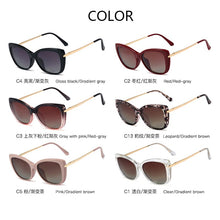 Load image into Gallery viewer, TANGOWO Vintage Cateye Glasses Frame Women Clip on Brand Designer Optical Myopia Polarized Sunglasses Prescription Glasses 95829