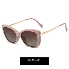 Load image into Gallery viewer, TANGOWO Vintage Cateye Glasses Frame Women Clip on Brand Designer Optical Myopia Polarized Sunglasses Prescription Glasses 95829