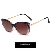 Load image into Gallery viewer, TANGOWO Vintage Cateye Glasses Frame Women Clip on Brand Designer Optical Myopia Polarized Sunglasses Prescription Glasses 95829