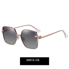 Load image into Gallery viewer, TANGOWO Vintage Magnetic Clip-on Polarized Sunglasses Women Metal Frame Anti-Blue Light Myopia Eyeglass Glasses Frame 95815