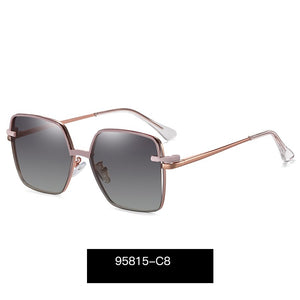 TANGOWO Vintage Magnetic Clip-on Polarized Sunglasses Women Metal Frame Anti-Blue Light Myopia Eyeglass Glasses Frame 95815