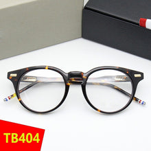 Load image into Gallery viewer, TB404 York Brand THOM Round Eyeglasses Frames Men Women  Prescription Glasses Men Computer Optical Round Frames with Box