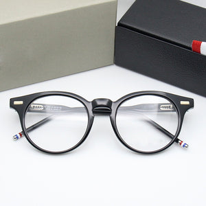 TB404 York Brand THOM Round Eyeglasses Frames Men Women  Prescription Glasses Men Computer Optical Round Frames with Box