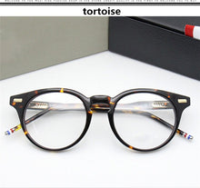 Load image into Gallery viewer, TB404 York Brand THOM Round Eyeglasses Frames Men Women  Prescription Glasses Men Computer Optical Round Frames with Box