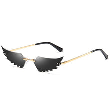 Load image into Gallery viewer, TEENYOUN Rimless Angel wings Sunglasses Brand design For Party Women Men Unique Frameless Hollow out Sun Glasses Cool Shades