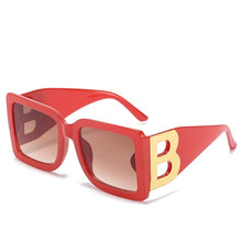 Carica l&#39;immagine nel visualizzatore di Gallery, TEENYOUN Square B Letter Decoration Sunglasses Woman  Brand Designer Sun Glasses Shades Eyewear UV400 Oculos gafas de sol