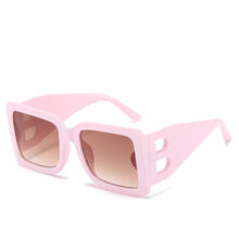 Carica l&#39;immagine nel visualizzatore di Gallery, TEENYOUN Square B Letter Decoration Sunglasses Woman  Brand Designer Sun Glasses Shades Eyewear UV400 Oculos gafas de sol