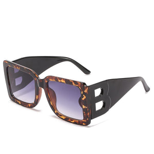 TEENYOUN Square B Letter Decoration Sunglasses Woman  Brand Designer Sun Glasses Shades Eyewear UV400 Oculos gafas de sol
