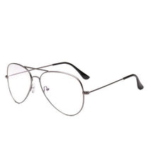Load image into Gallery viewer, TESIA Unisex Vintage Glasses Women Oversized Clear Glasses Frame Female Male Oculos De Grau In Aviation Style T260
