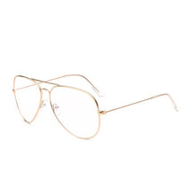 Load image into Gallery viewer, TESIA Unisex Vintage Glasses Women Oversized Clear Glasses Frame Female Male Oculos De Grau In Aviation Style T260