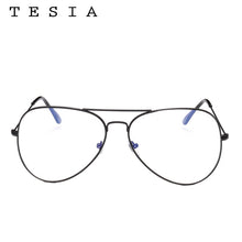 Load image into Gallery viewer, TESIA Unisex Vintage Glasses Women Oversized Clear Glasses Frame Female Male Oculos De Grau In Aviation Style T260