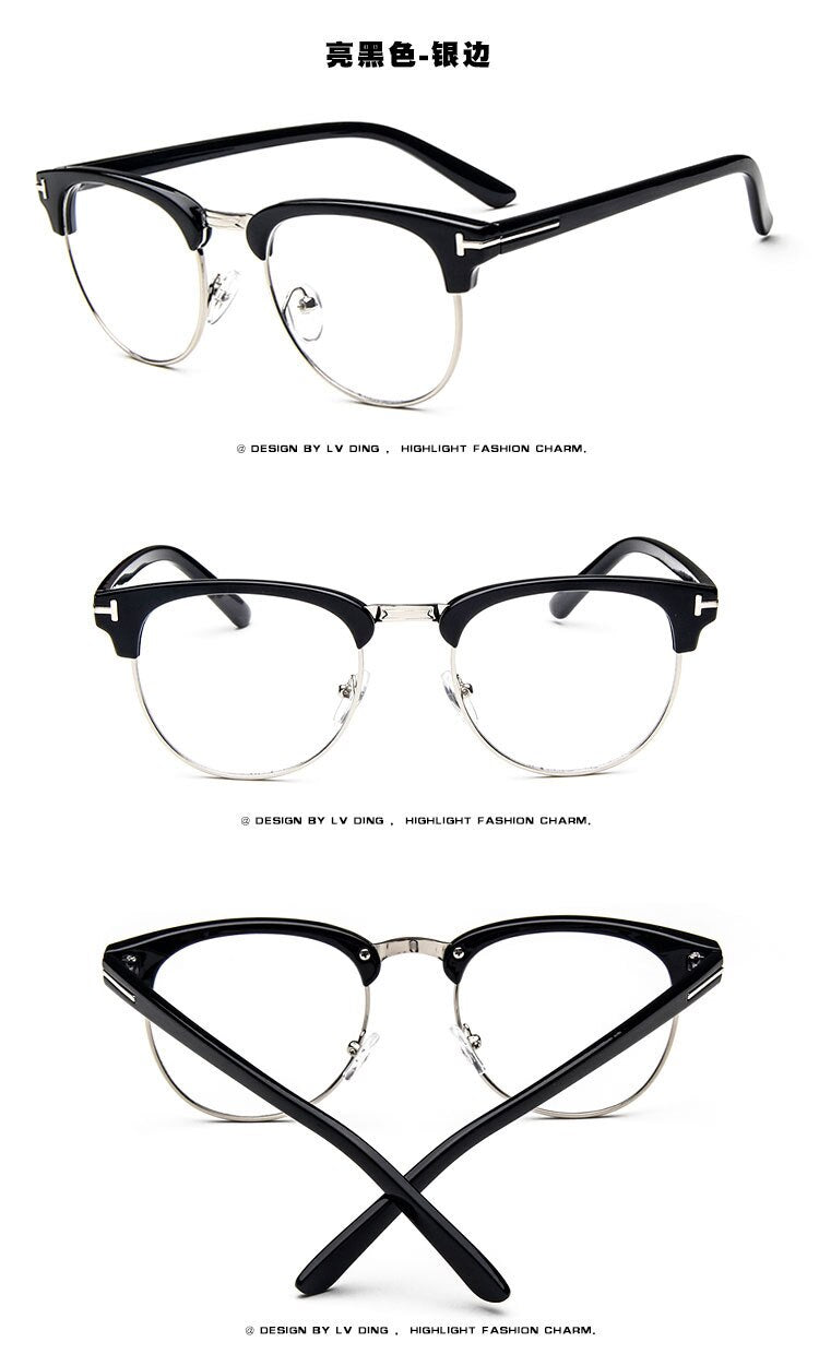 Occhiali da sole TF da uomo 2023 Occhiali rotondi per computer oculos de sol masculino 