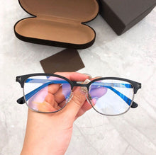 Load image into Gallery viewer, TF5381 Titanium Half-Frame Can Be Customized Into Precription Eyewear Myopia Hyperopic Progressive Glasses 1.74 Anti-blue Ray