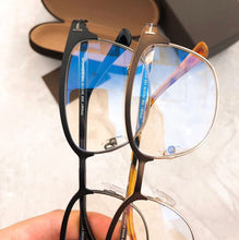 Load image into Gallery viewer, TF5381 Titanium Half-Frame Can Be Customized Into Precription Eyewear Myopia Hyperopic Progressive Glasses 1.74 Anti-blue Ray