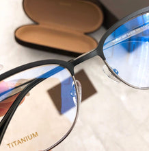 Load image into Gallery viewer, TF5381 Titanium Half-Frame Can Be Customized Into Precription Eyewear Myopia Hyperopic Progressive Glasses 1.74 Anti-blue Ray