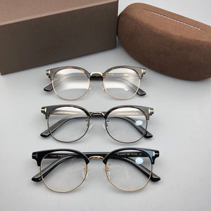 TF5448 Titanium Half-Frame Can Be Customized Into Precription Eyewear Myopia Hyperopic Progressive Glasses 1.74 Anti-blue Ray