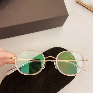 TF5661 Oval Taitanium Frames With Original Logo Can Be Customized Into Precription Eyewear Myopia Hyperopic Progressive Glasses
