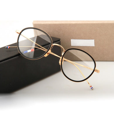 THOM Brand Design acetate Round  Optiacl Glasses Frame Men Women Prescription Eyeglasses Optical Frame Eyewear TB905 With box