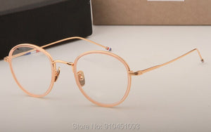 THOM Brand Design acetate Round  Optiacl Glasses Frame Men Women Prescription Eyeglasses Optical Frame Eyewear TB905 With box