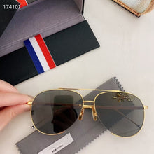 Load image into Gallery viewer, THOM Brand Sunglasses Vintage Oval Double-beam Pilot Men's Women's UV Protection Sun Glasses Driving Gafas