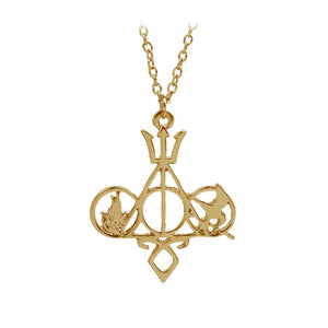 Fashion red the Philosopher's Stone Necklaces for Women Sorcerer Harry P Magic Pendants Movie Gifts for Kids&Women