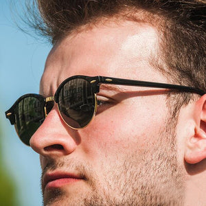 round Sunglasses women men acetate frame UV400 Oculos De Sol Brand Designer men Sun Glasses Glass Lens Eyewear 4246
