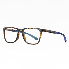 Load image into Gallery viewer, TR-90 Glasses Frame Full Rim Rectangular Eyewear with Spring Hinges Anti-Blue Ray Optical Spectacles Unisex