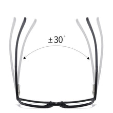 Load image into Gallery viewer, TR-90 Glasses Frame Full Rim Rectangular Eyewear with Spring Hinges Anti-Blue Ray Optical Spectacles Unisex