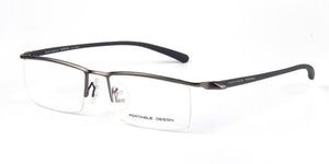 TR-90 Half Rim Eyeglass Frame Streamlined Designer Man Women Glasses Eyeglasses