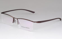Load image into Gallery viewer, TR-90 Half Rim Eyeglass Frame Streamlined Designer Man Women Glasses Eyeglasses