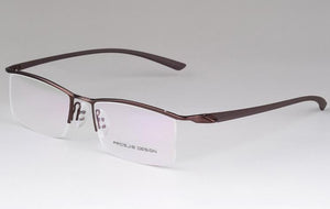 TR-90 Half Rim Eyeglass Frame Streamlined Designer Man Women Glasses Eyeglasses